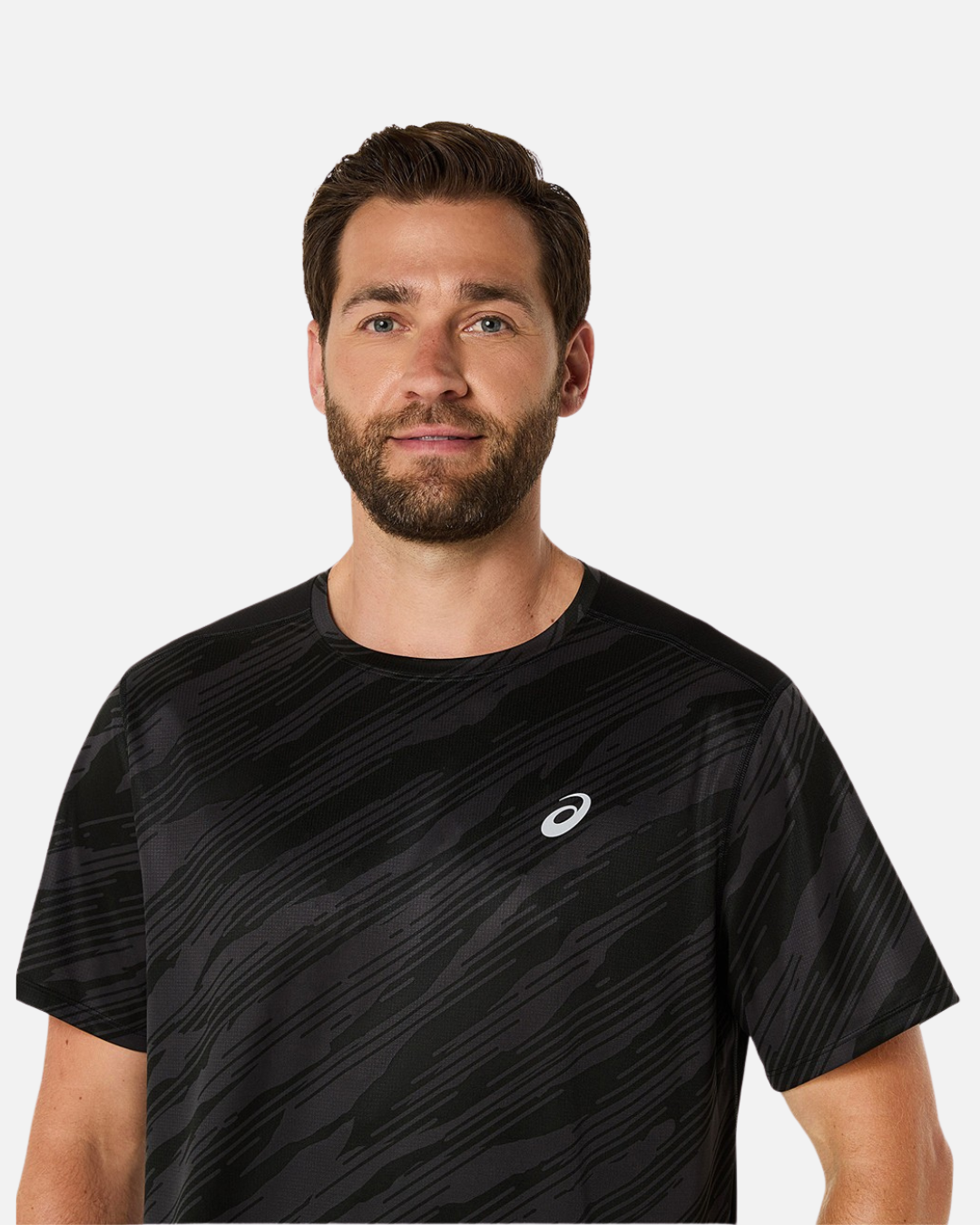 T-Shirt Asics Core All Over Print - Noir