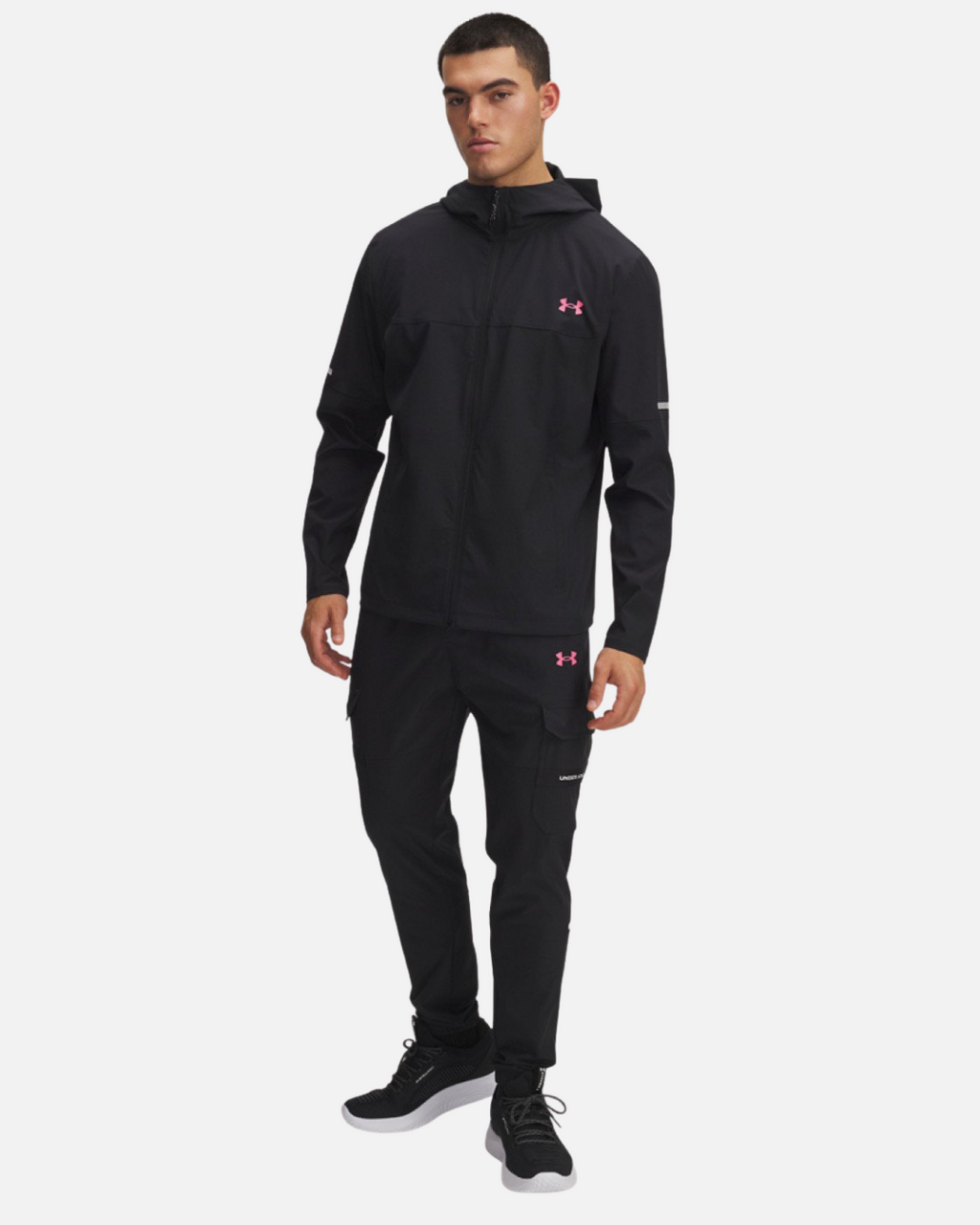 Veste Under Armour Tech Utility Woven - Noir/Rose