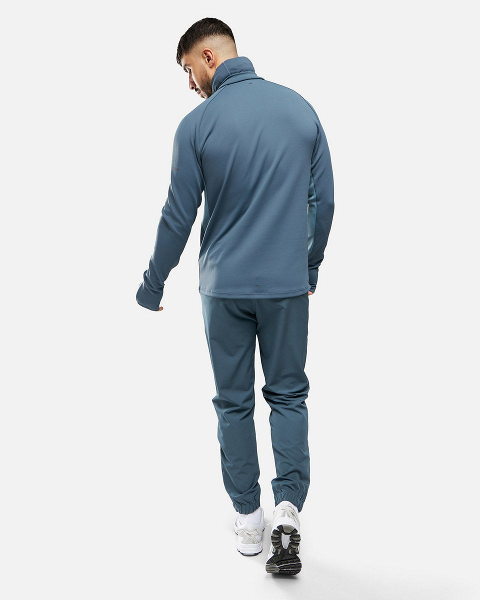 Haut 1/2 Zip FK Rocks II Cagoule Intégrée - Bleu