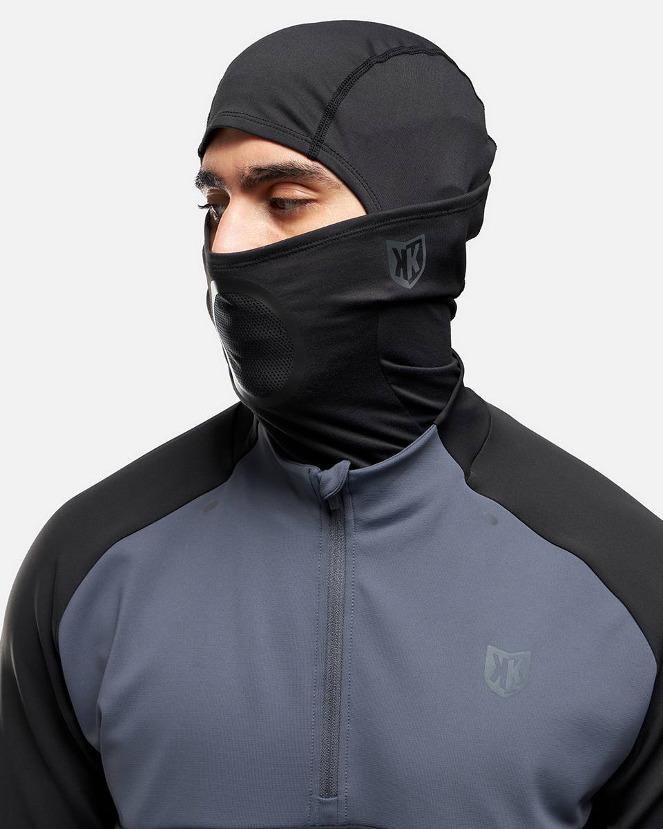 Haut 1/2 Zip FK Rocks II Cagoule Intégrée - Noir/Gris