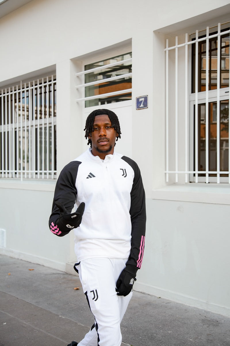 Haut d'entrainement Juventus  - Blanc/Noir/Rose