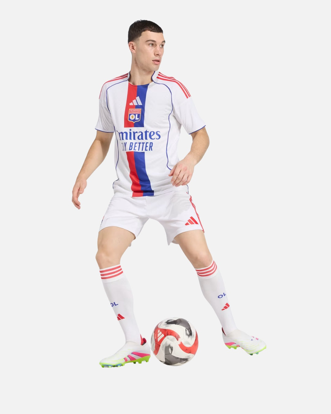 Maillot Domicile Olympique Lyonnais 2025/2026 - Blanc