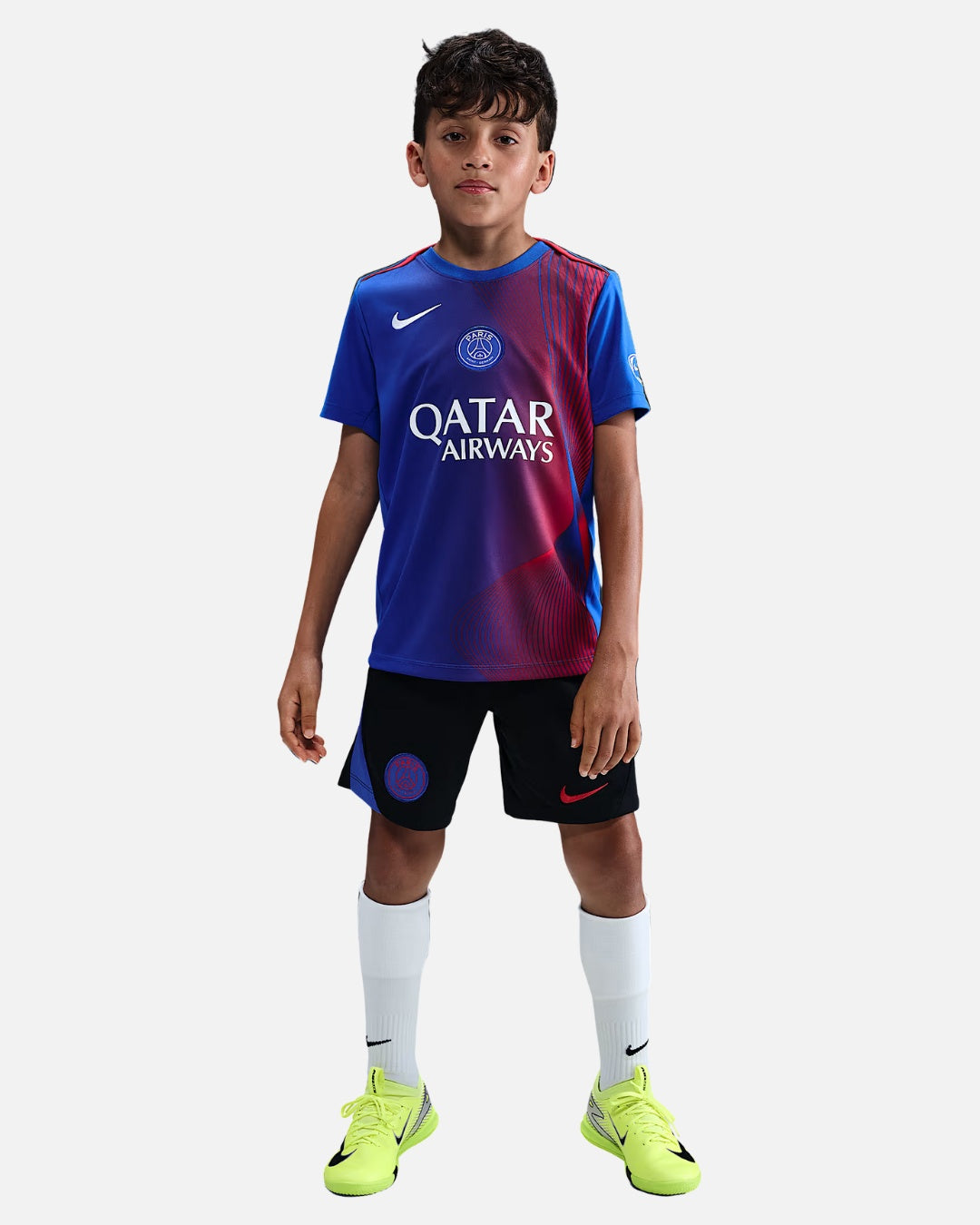Maillot d'entraînement PSG Academy 2025/2026 Junior - Bleu/Rouge