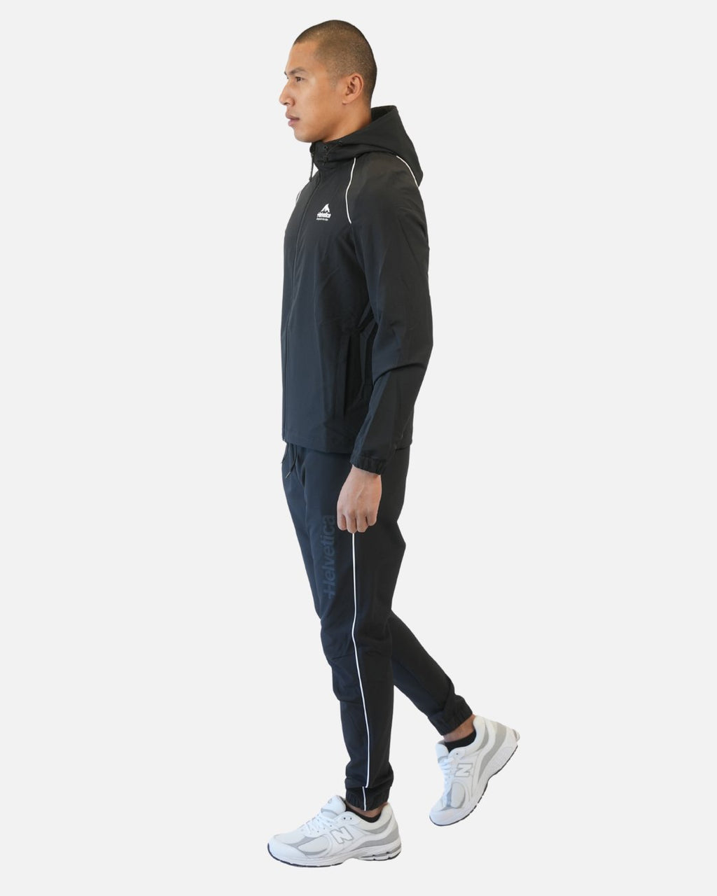 Pantalon de survêtement Helvetica Wells - Noir