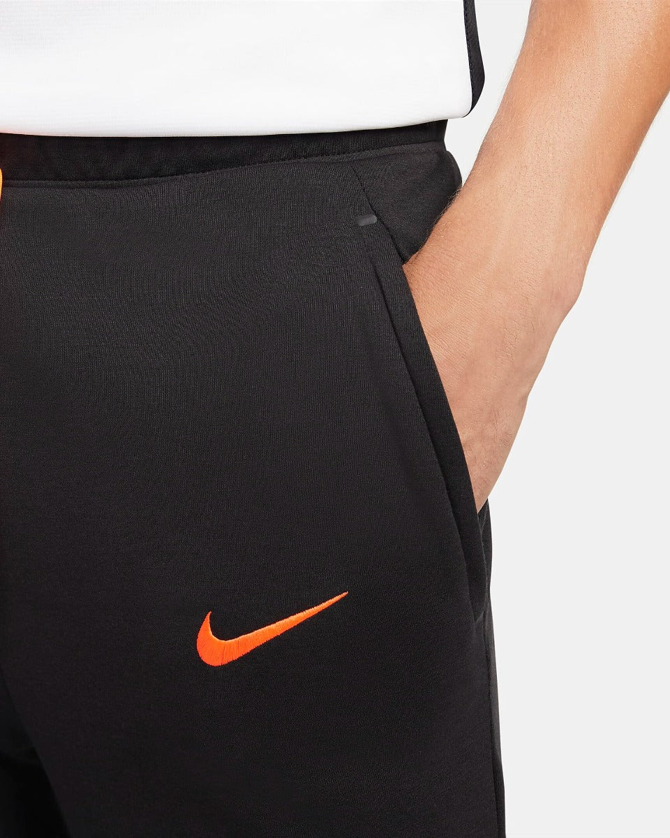 Pantalon Fleece Chelsea - Noir/Bleu/Orange