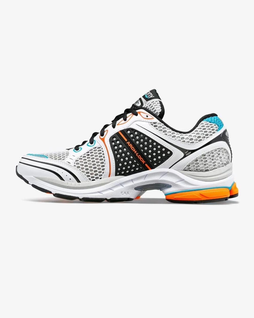 Saucony Progrid Triumph 4 - Blanc/Orange/Noir