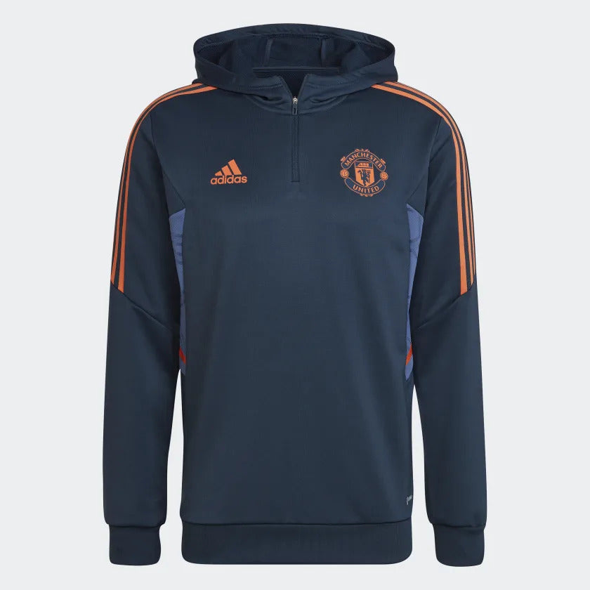 Sweat à capuche Manchester United Condivo - Bleu/Orange