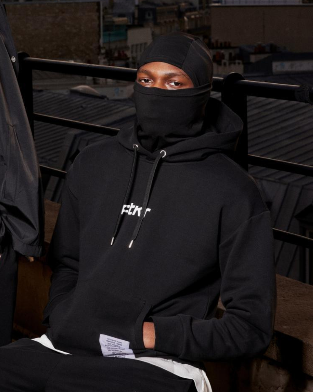 Sweat à cagoule intégrée FTKR Premium Legacy - Noir