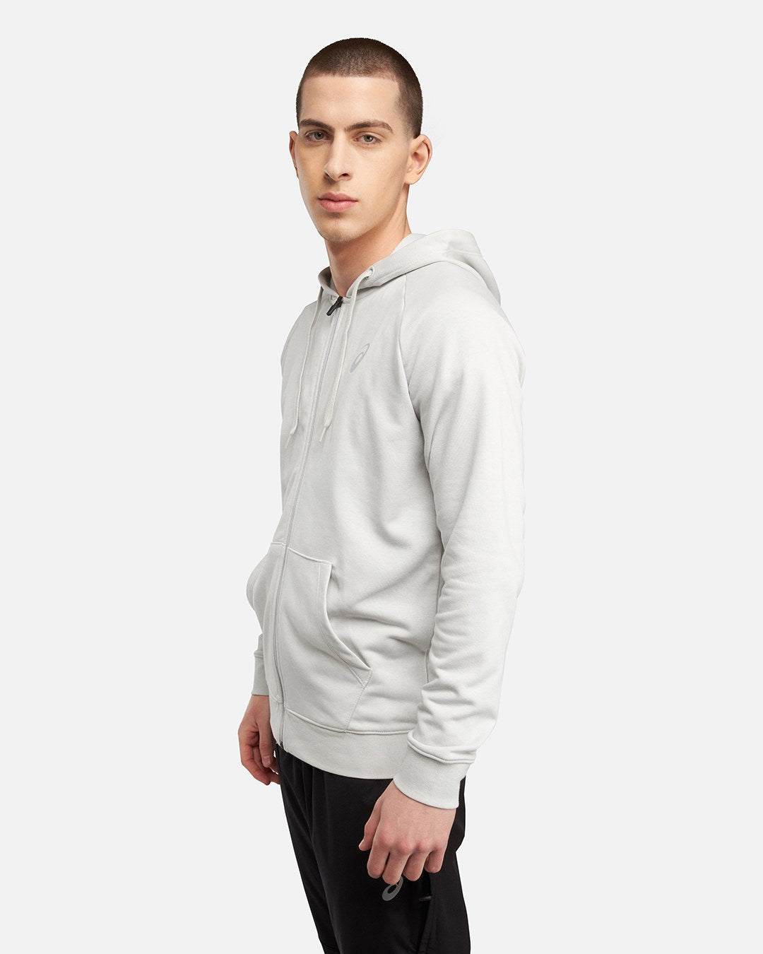 Veste à capuche Big Asics FZ Hoodie - Gris
