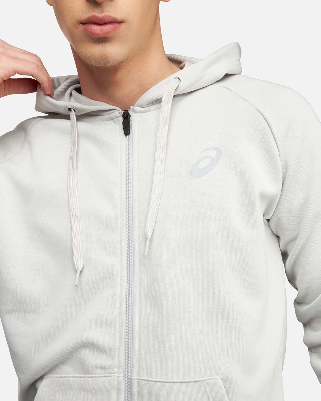 Veste à capuche Big Asics FZ Hoodie - Gris